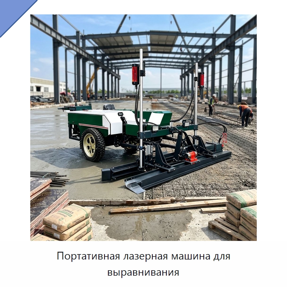 Портативная лазерная машина для выравнивания — Оборудование для работы с бетоном