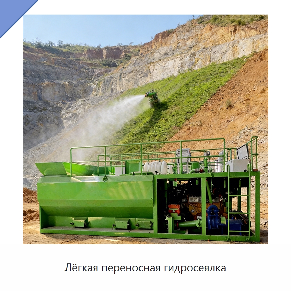 Лёгкая переносная гидросеялка — Сеялки и рассадопосадочные машины