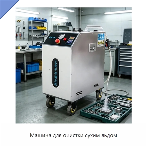 Машина для очистки сухим льдом