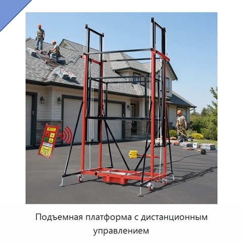 Подъемная платформа с дистанционным управлением