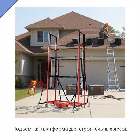 Подъёмная платформа для строительных лесов
