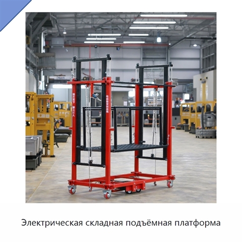 Электрическая складная подъёмная платформа