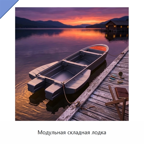 Модульная складная лодка