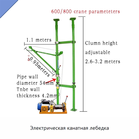 Электрическая канатная лебедка