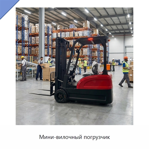 Мини-вилочный погрузчик