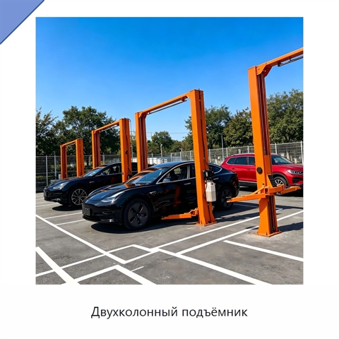 Двухколонный подъёмник