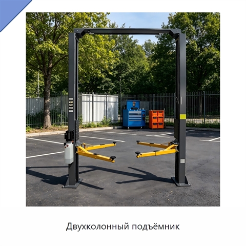 Двухколонный подъёмник