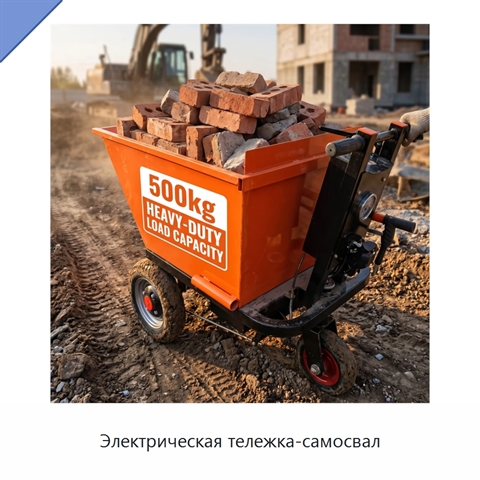 Электрическая тележка-самосвал