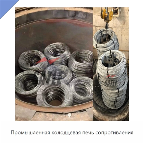 Промышленная колодцевая печь сопротивления