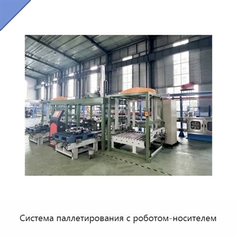 Система паллетирования с роботом-носителем