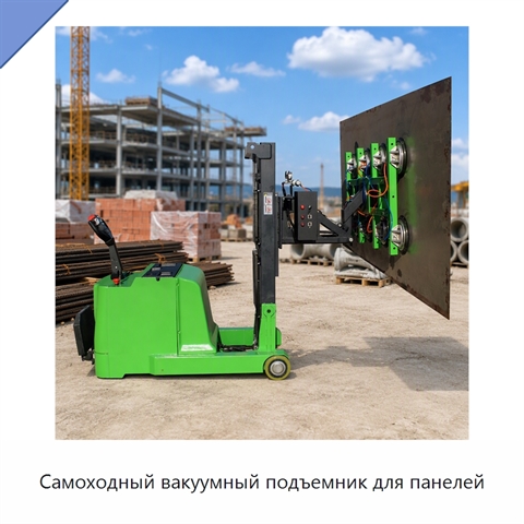 Самоходный вакуумный подъемник для панелей