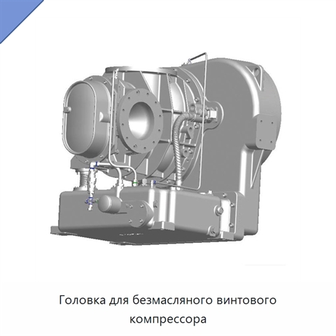 Головка для безмасляного винтового компрессора