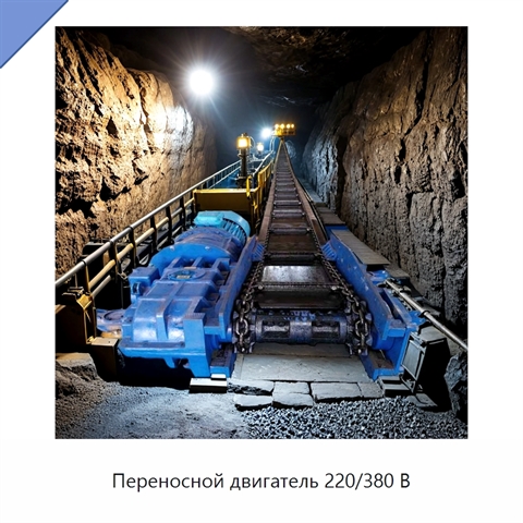 Переносной двигатель 220/380 В