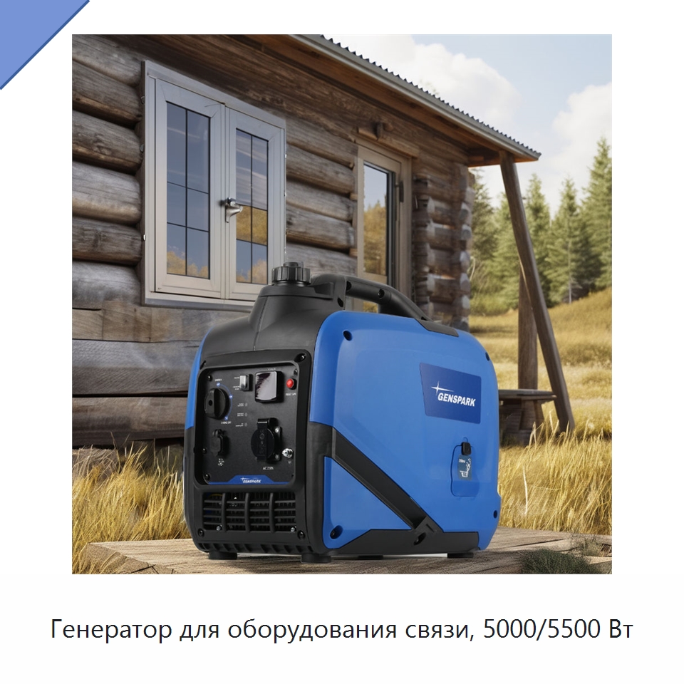 Генератор для оборудования связи, 5000/5500 Вт — Бензиновые генераторы