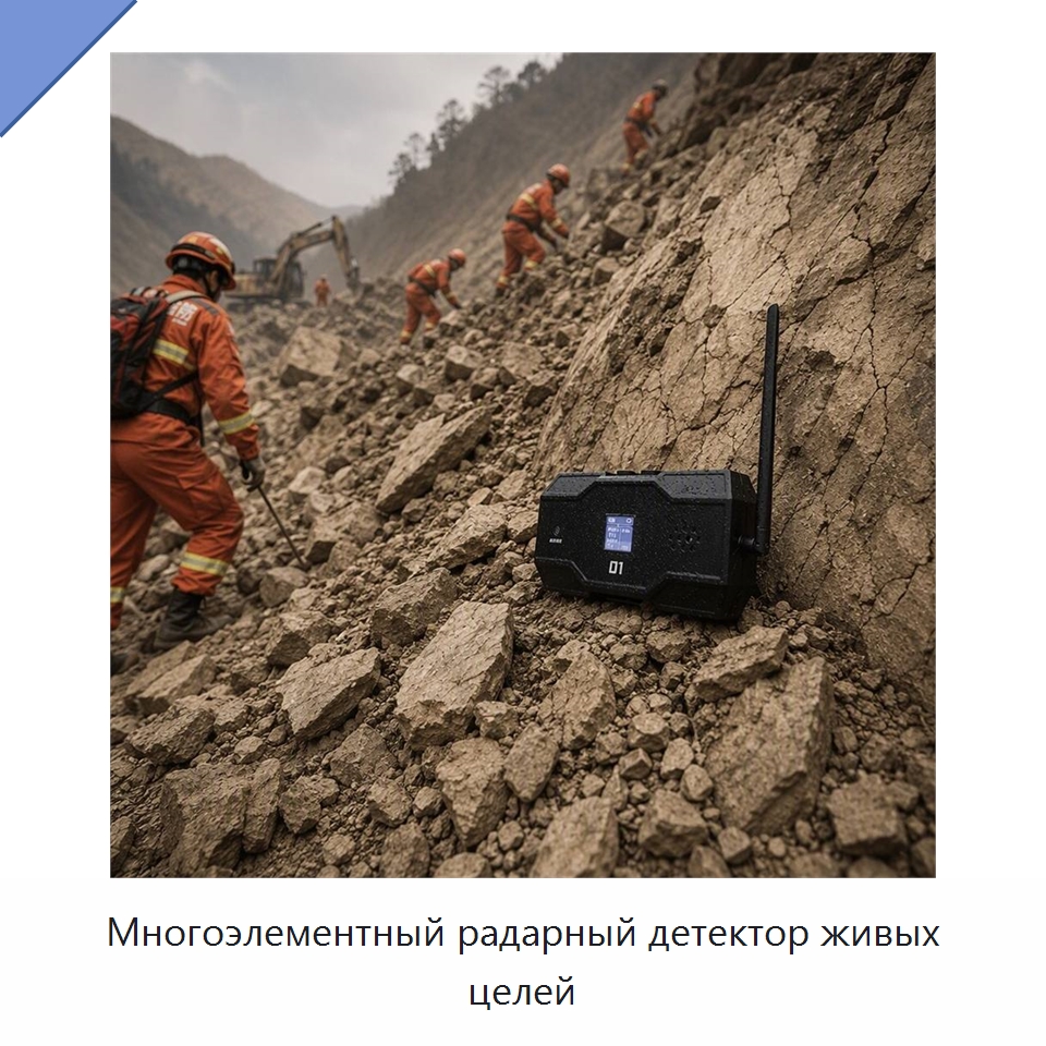 Многоэлементный радарный детектор живых целей — Испытательное оборудование