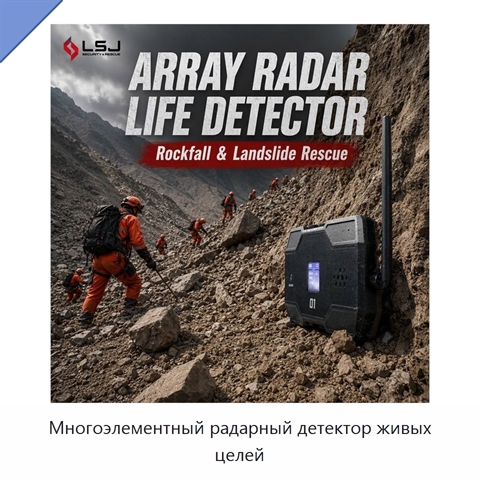 Многоэлементный радарный детектор живых целей