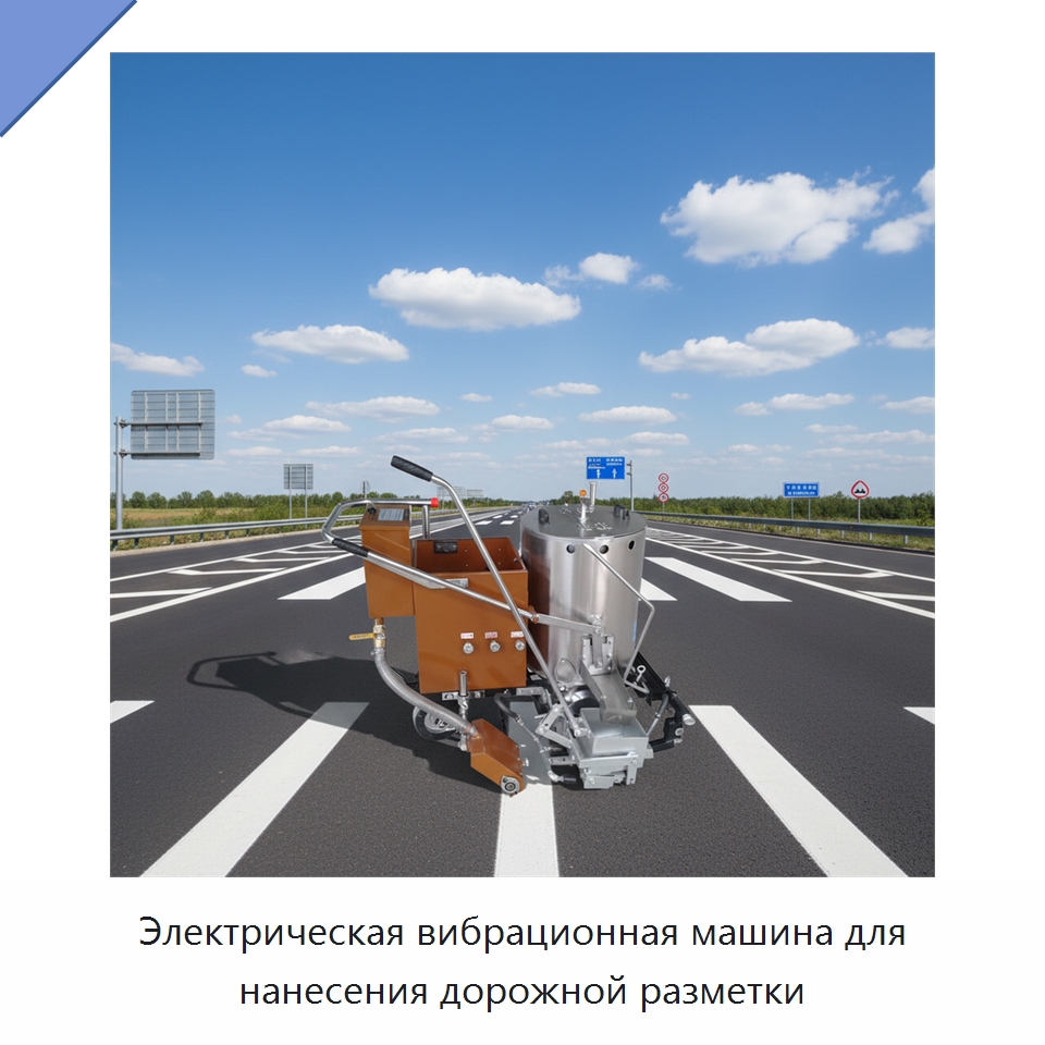 Электрическая вибрационная машина для нанесения дорожной разметки — Специальные дорожные изделия