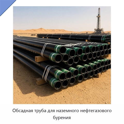 Обсадная труба для наземного нефтегазового бурения
