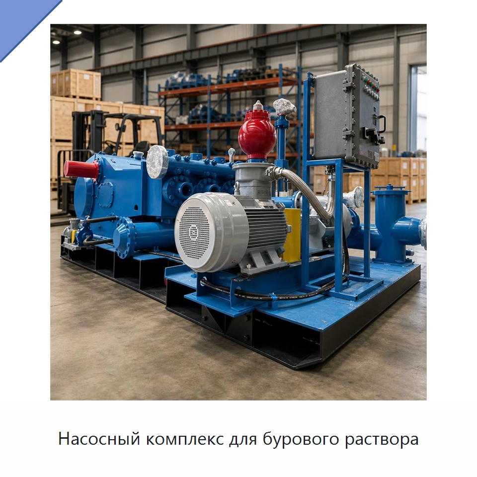 Насосный комплекс для бурового раствора — Нефтепромысловое оборудование