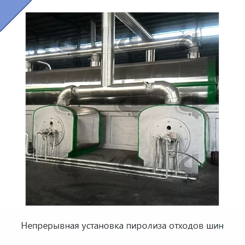Непрерывная установка пиролиза отходов шин — Оборудование для переработки резины