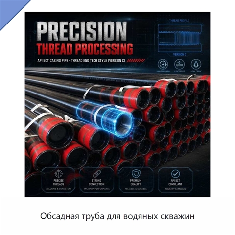 Обсадная труба для водяных скважин