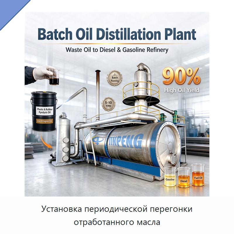 Установка периодической перегонки отработанного масла — Фильтрационное оборудование