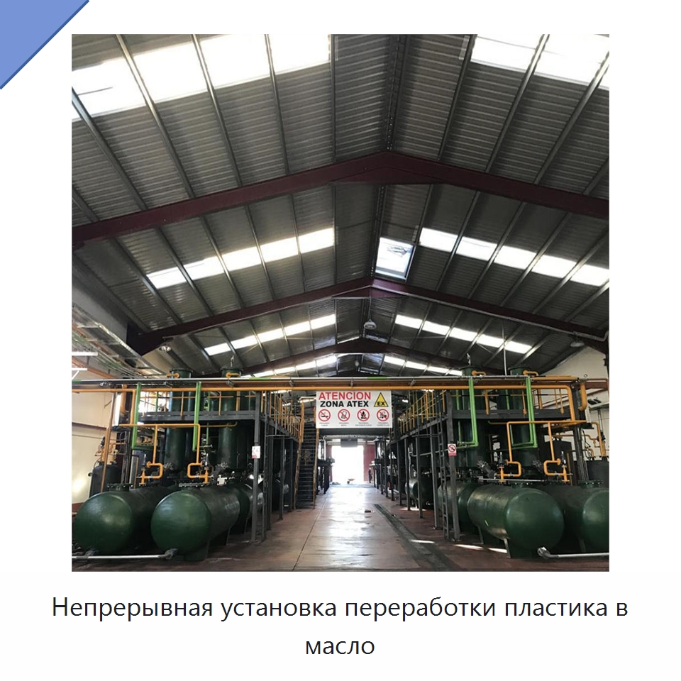 Непрерывная установка переработки пластика в масло — Оборудование для переработки отходов