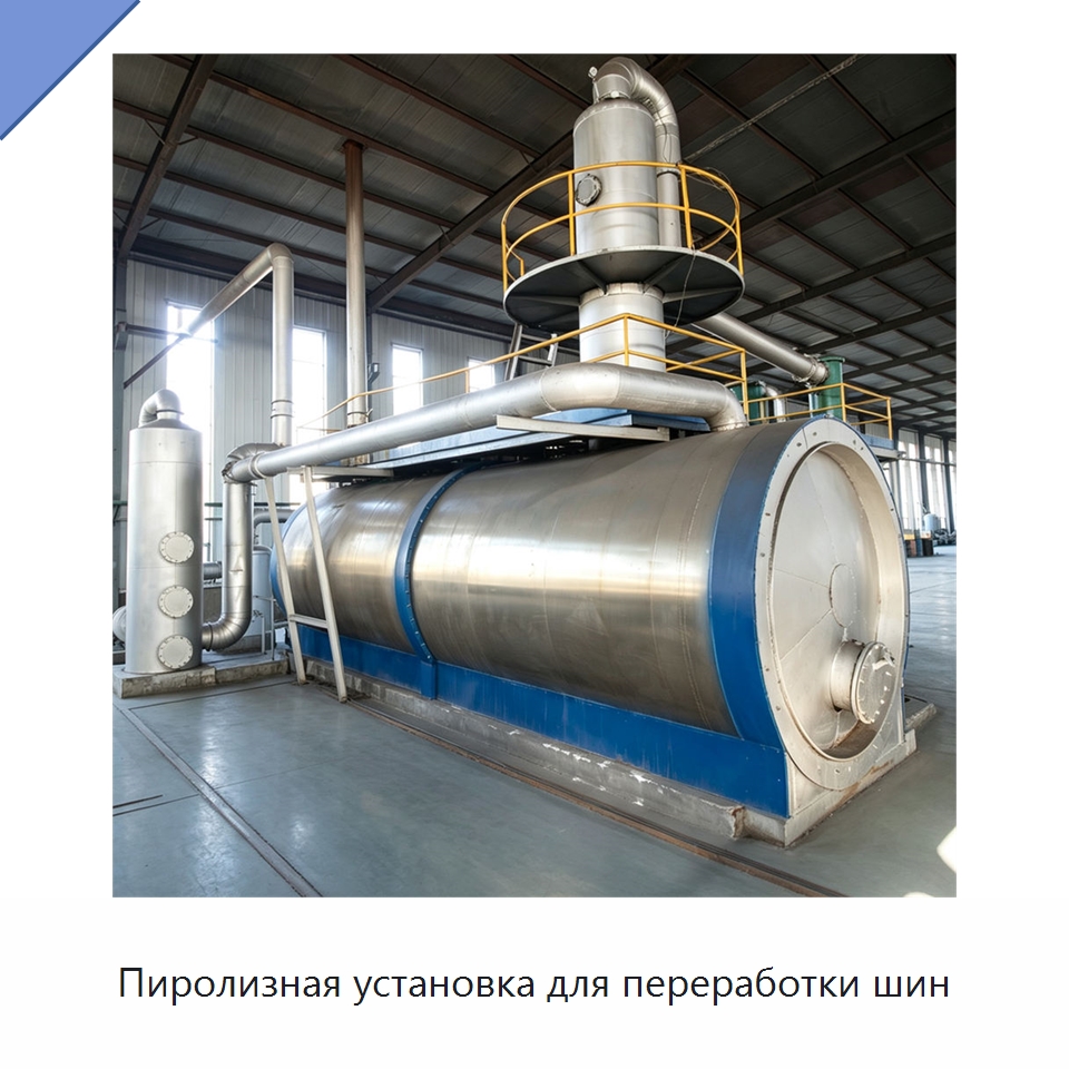 Пиролизная установка для переработки шин — Оборудование для переработки резины
