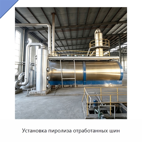 Установка пиролиза отработанных шин
