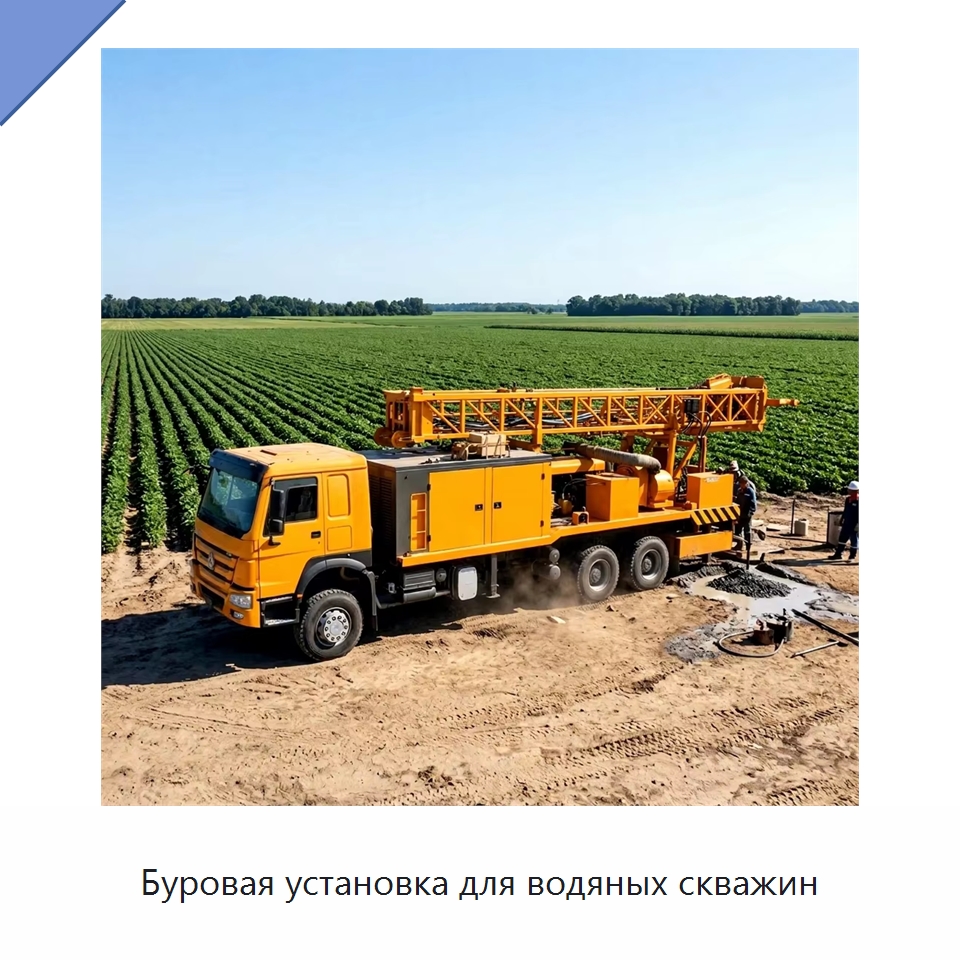 Буровая установка для водяных скважин — Горнодобывающее оборудование