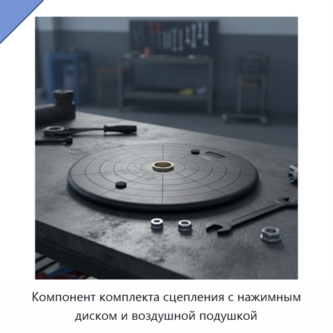 Компонент комплекта сцепления с нажимным диском и воздушной подушкой