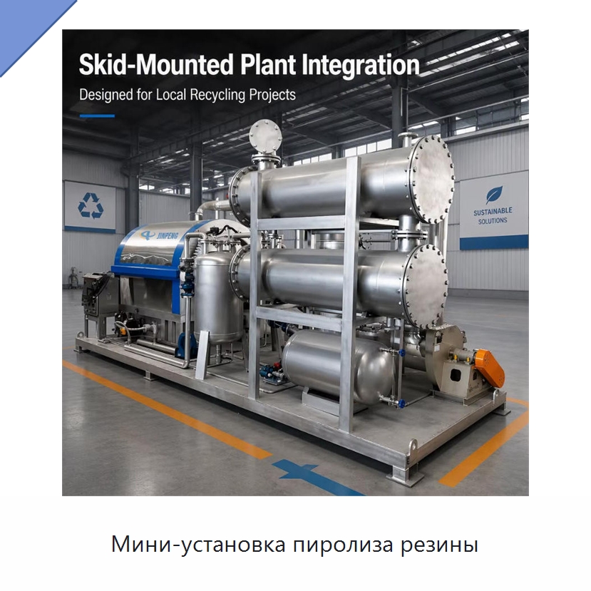 Мини-установка пиролиза резины — Оборудование для переработки резины
