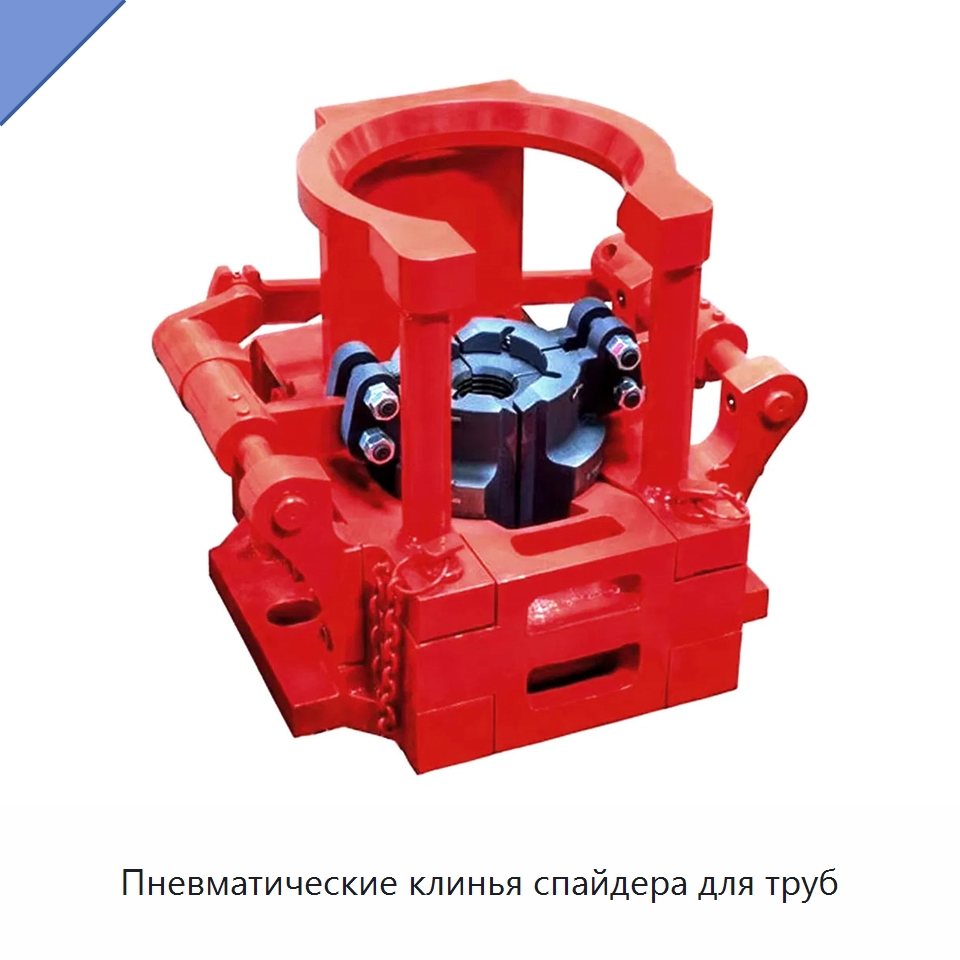 Пневматические клинья спайдера для труб — Нефтепромысловое оборудование